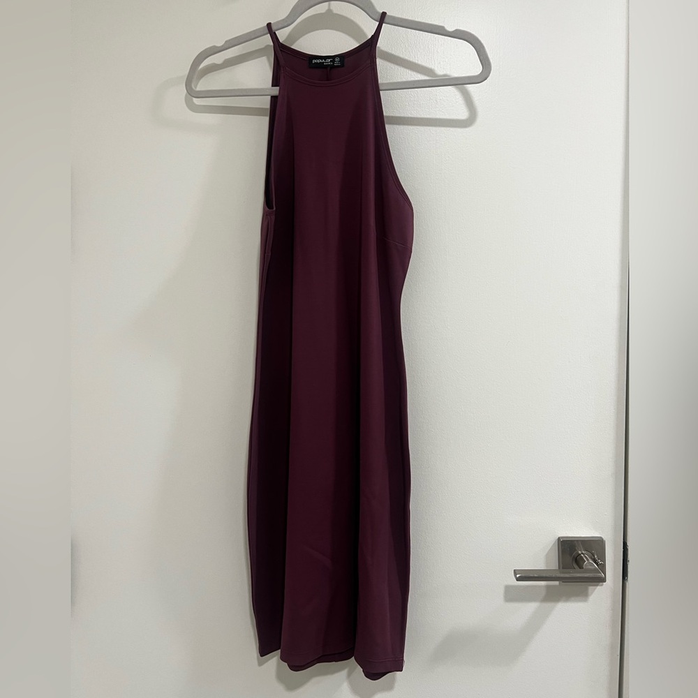 Purple Halter Dress